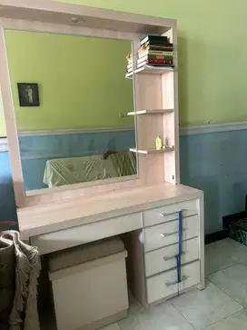 Meja rias bahan kayu triplek PREMIUM furniture minimalis