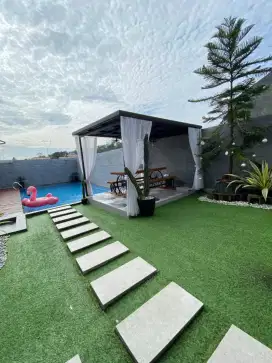Murah dijual rumah mewah kolam renang pribadi siap huni ungaran barat