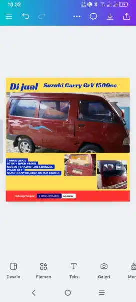 Carry merah tahun 2000..
