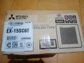 Jual exxos plappn masih baru Mitsubishi model EX _15SC6T ukuran 10 inc