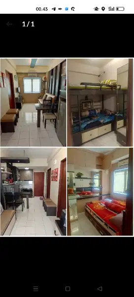 citypark 2 br furnish cantik sewa tahunan
