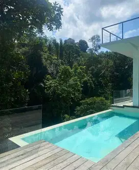 Villa  Design Modern View Luar Biasa Sebelah Sungai di Ubud