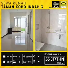 55 jt nego Disewakan Rumah TKI 3  taman kopo lt 180 lb 60  kt 2 km 2