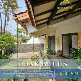 RUMAH MEWAH DI DEKAT STASIUN MRT - 1,5 LANTAI LEBAK BULUS