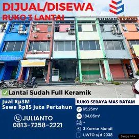 Disewa Ruko 3 Lantai Siap Pakai di Seraya Mas Nagoya Batam
