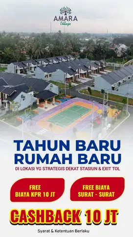 NEW CLUSTER FASILITAS SWIMING POOL ANGSURAN MULAI 2JT-an
