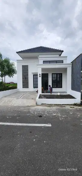 Rumah baru bonus minibar dan tandon cluster minimalis dekat solobaru