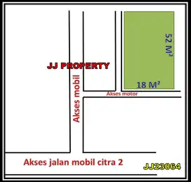DIJUAL TANAH CITRA 2_3.5JT/M//NEGO