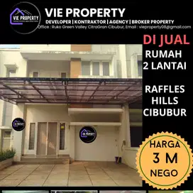 Di Jual Rumah 2 lantai di Raffless Hills Cibubur