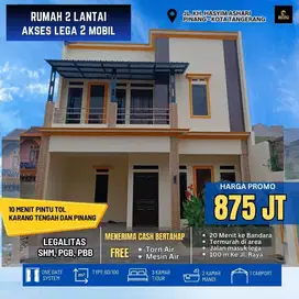 Rumah Cluster 2 Lantai Harga Ekonomis Bangunan Lega di Cipondoh