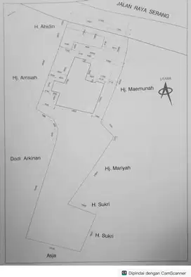 DIJUAL TANAH DI PINGGIR JALAN RAYA SERANG ROW 30 METER BALARAJA