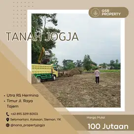 100Jutaan Cicilan Tanpa Bunga 8 Menit Jl. Tajem Sleman SHM pekarangan