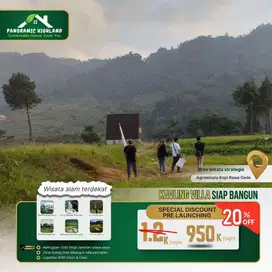 Tanah kavling villa di ketinggian 1000 MDPL di Bogor
