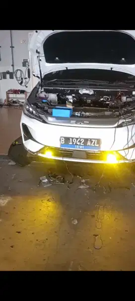 Foglamp BYD M6 SM pasang sejadetabek