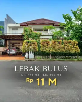 Jual cepat rumah mewah di Lebak bulus jakarta selatan