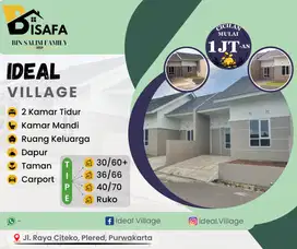 Rumah dijual di purwakarta daerah Plered dekat Cirata DP 0% Murah