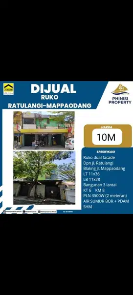 RUKO DUAL FASAD POROS RATULANGI