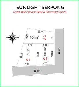 Tanah kaveling 1,6 km Lotte Grosir ,Terima SHM Per Unit