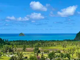 Tanah murah dekat pantai Selong belanak lombok. Cocok untuk villa