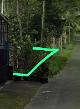 tanah istimewa luas 100m2 view sawah & gunung dijln boyong jakal km 18