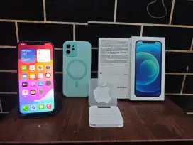 iPhone 12 64Gb Mulus Normal Fullset Original Siap Pakai