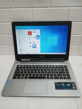 Asus A46C Slim Core i3-3217U Ram 10GB SSD 256GB 14 baterai 2 Jam