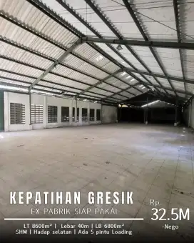 Hot listing pabrik siap pakai parkiran luas 40ft masuk