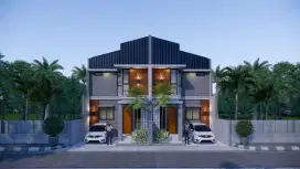Dijual rumah bangunan baru tingkat di Pekayon bebas banjir