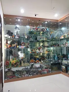 Lemari Mainan Full Kaca/Lemari Mainan Custom/Lemari Mainan Aesthetic