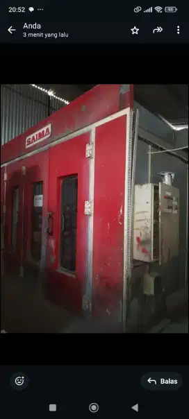 Spray Booth ( oven mobil)