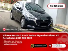 [ LOW KM ] Mazda 2 Mazda2 1.5 GT Sedan SkyactivG Hitam AT 2022 2023