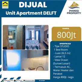 DIJUAL Apartemen Delft Full Furnish Type Studio Harga Murah