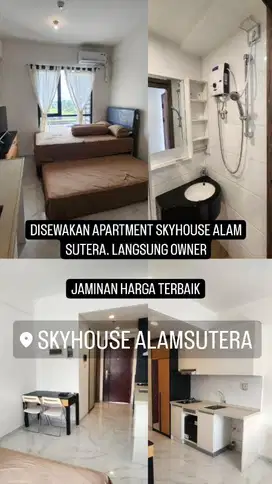 DISEWAKAN LOKASI PREMIUM APARTMENT SKYHOUSE ALAM SUTERA