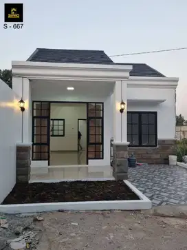 S667.Rumah 1Lt Modern Hny 600Jtan Booking 3 jt Dp% free biaya di Depok