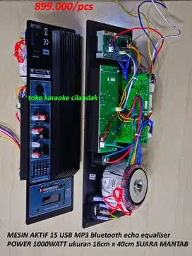 KIT MESIN AKTIF 15 ukuran 16cm x40cm  usb bluetooth mp3 player