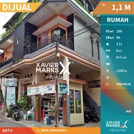 Dijual Rumah 2 Lantai di Songgoriti Kota Batu