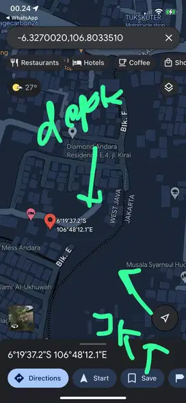 Luas Tanah 595 m2, Sertifikat Hak Milik, Tanah di Depok