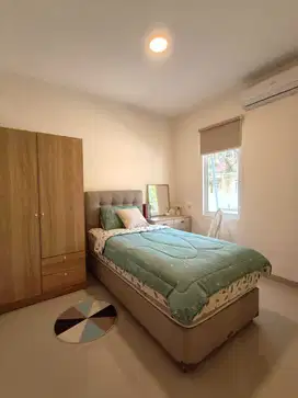 Rumah baru renov furnished semua baru
