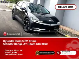 [LOW KM] Hyundai Ioniq 5 EV Prime Standar Range AT Hitam NIK 2022 2023