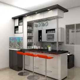 Pembuatan Meja Bar Dapur