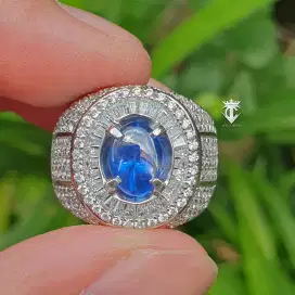 Batu Natural Blue Sapphire SriLanka No Heat 2.04 Ct CGL Certified