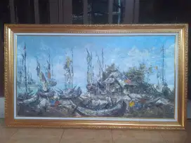 Lukisan kampung nelayan