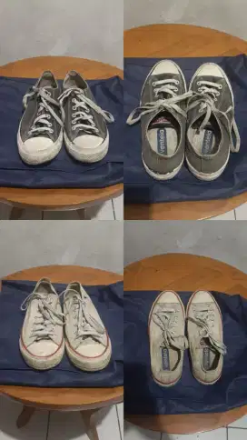 Ventela 70's Low Black & Cream Size 40 Original (AMBIL SEMUA‼️)