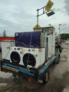 Terima borongan elektronik bekas/rusak AC, kulkas, freezer, showcase