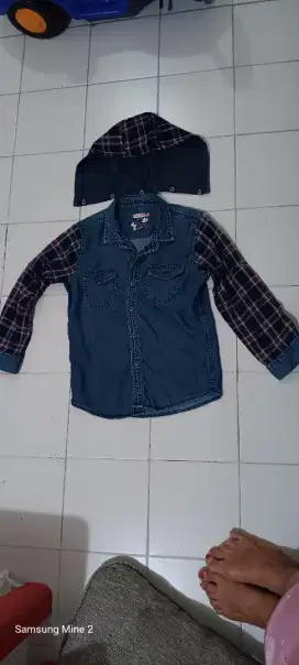 Kemeja semi jeans anak ( preloved )