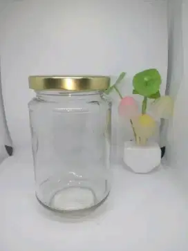 Toples kaca 330ml tutup alumunium