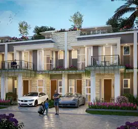 perumahan eklusif berada di pusat kota