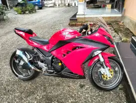 ninja 250fi 2013 fullmodif kaki moge