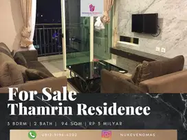 Dijual Apartemen Thamrin Residence 3 Bedroom Full Furnished