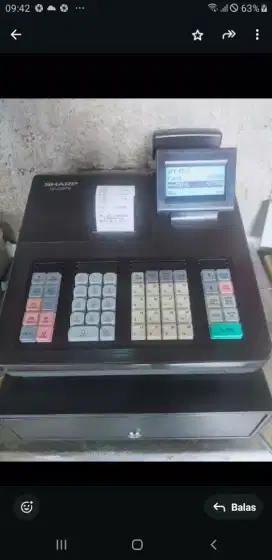 jual mesin kasir / cash register SHARP XEA207B